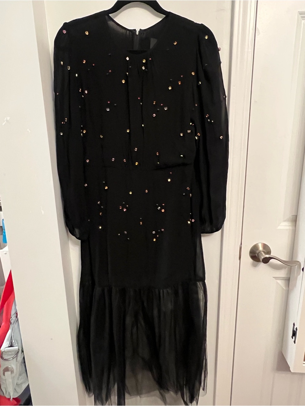 Cynthia Rowley Jules embellished tulle dress